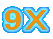 9X