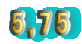 5,75